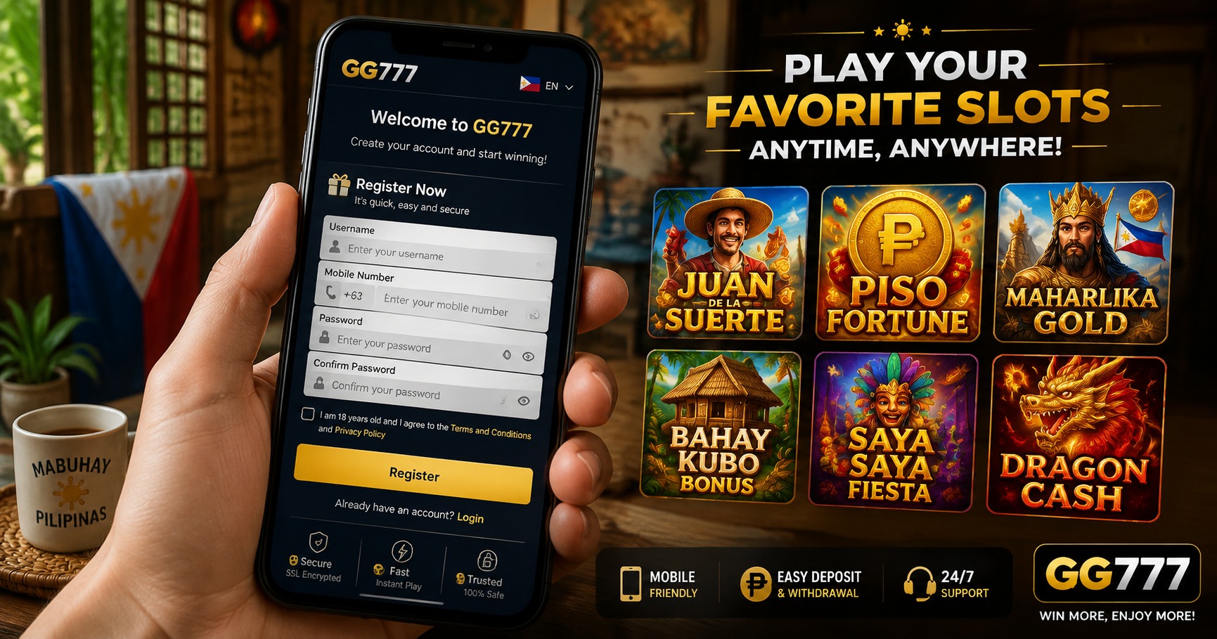 Unlocking the Power of gg777 slot register in the Filipino Gaming Scene - image 2