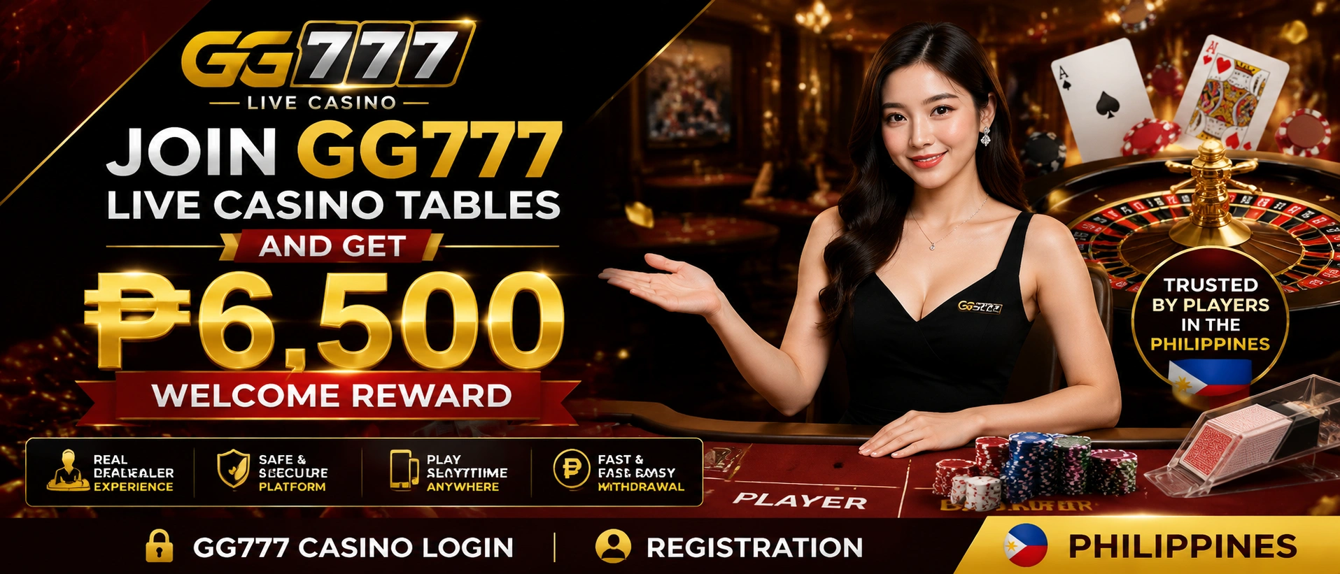GG777 Casino mobile live casino view