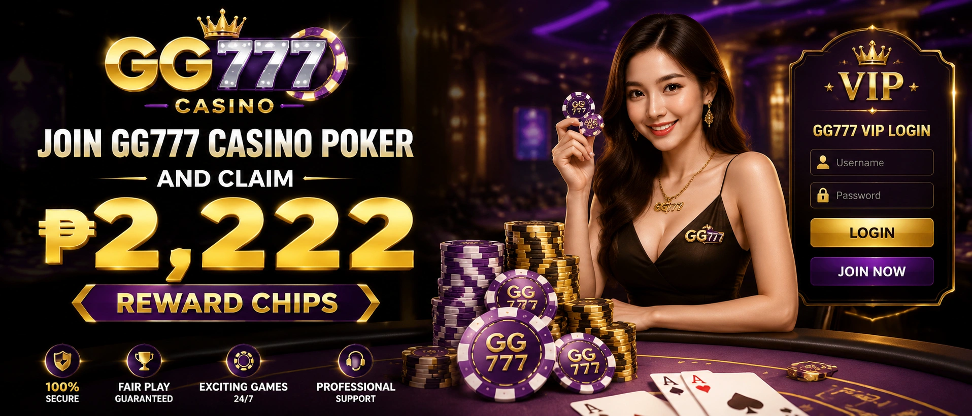 GG777 card games banner