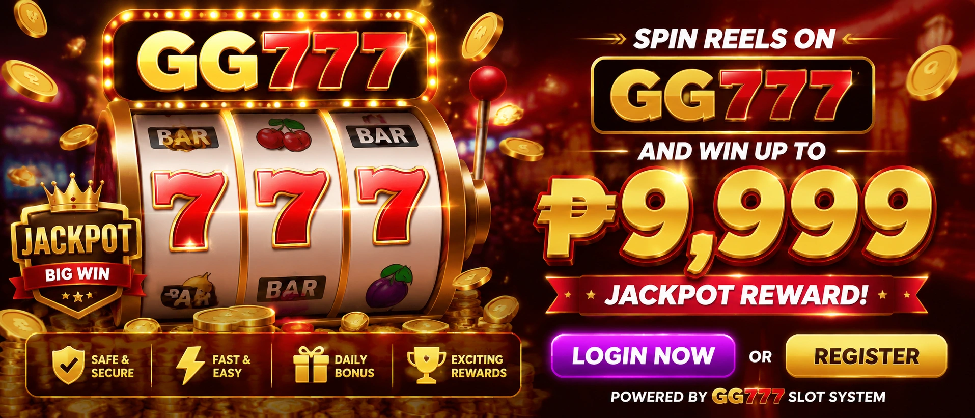 GG777 Slots Machine main visual