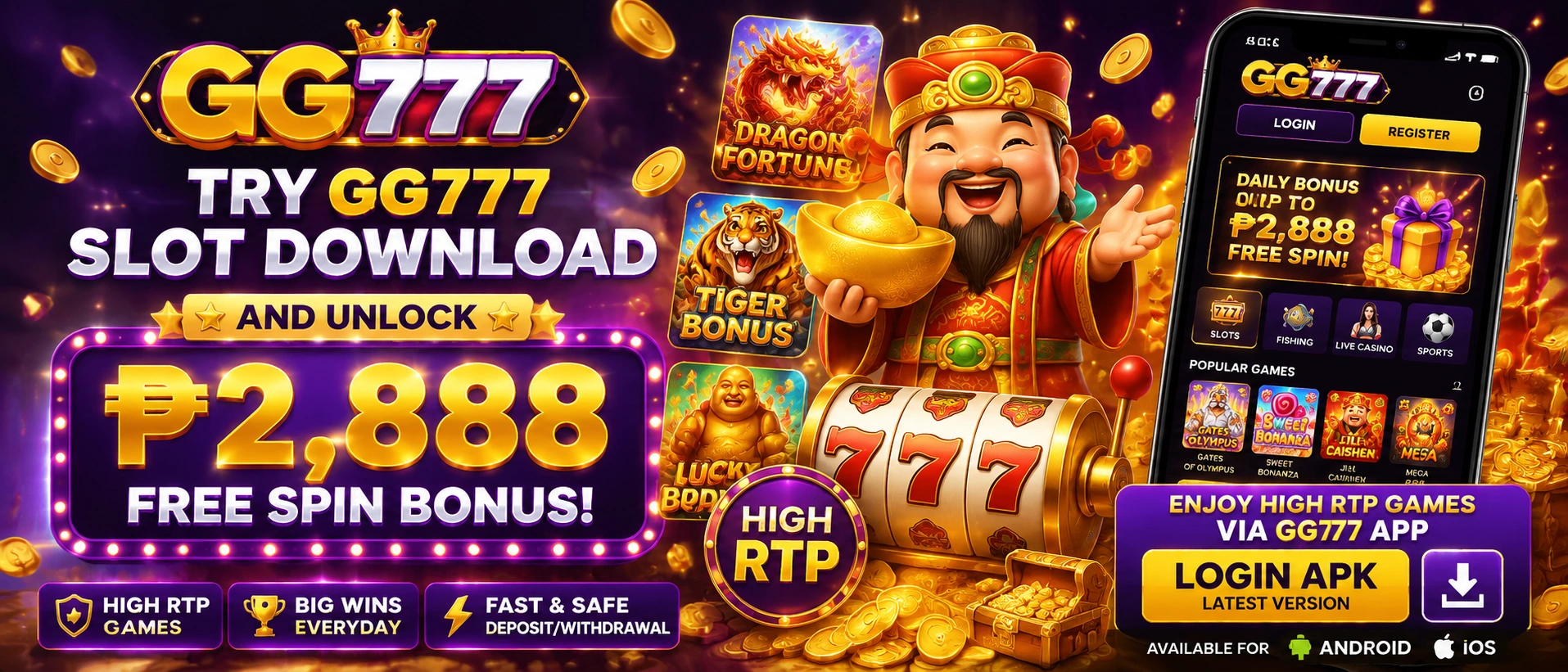 GG777 Slots Machine extra visual two