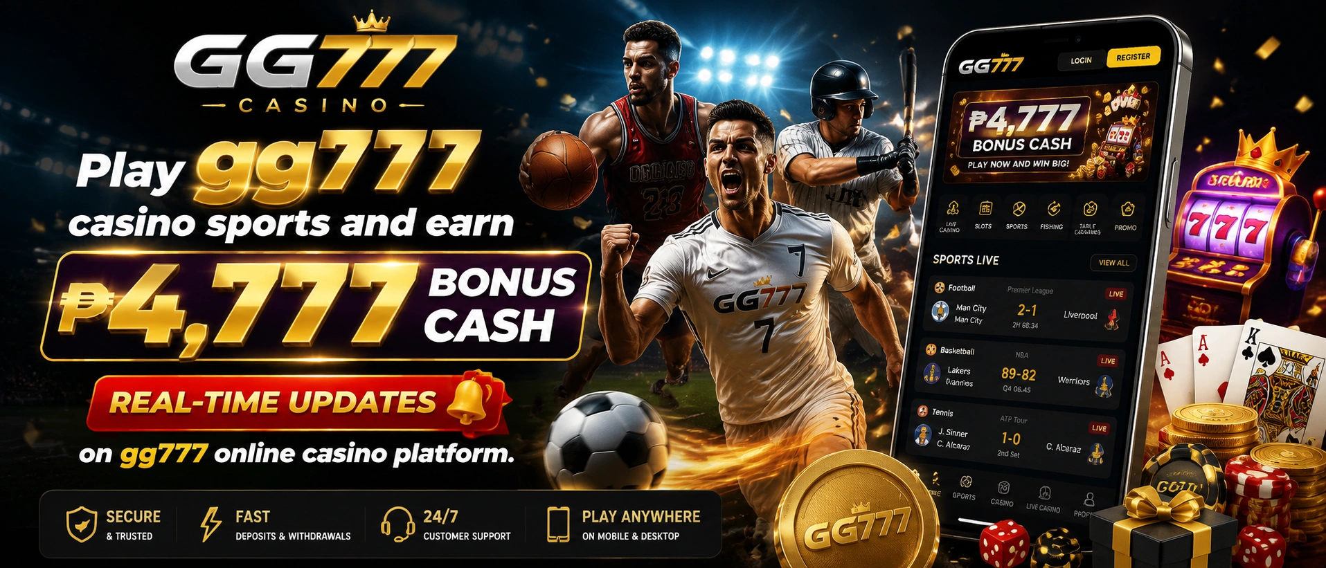 GG777 Sports main visual